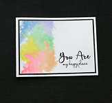 You Are My Happy Place - Handcrafted (blank) Card - dr19-0030